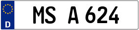 Truck License Plate